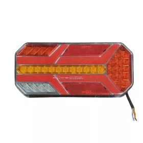   Full LED hátsó lámpa Neon hatású, Dinamikus irányjelzővel 12/24V Jobb