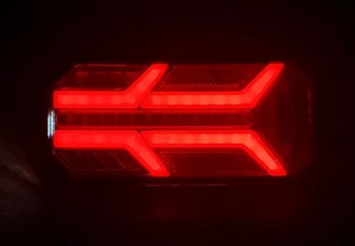 Full LED hátsó lámpa Neon hatású, Dinamikus irányjelzővel 12/24V Jobb