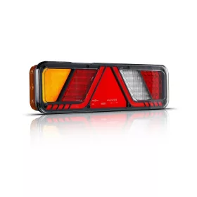   Full LED hátsó lámpa háromszög prizmával "A" design 24V Bal