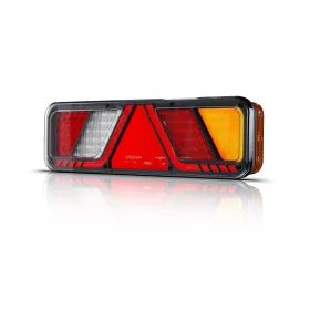   Full LED hátsó lámpa háromszög prizmával "A" design 24V Jobb