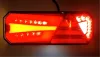 Full LED Dinamikus hátsó lámpa háromszög prizmával 12/24V Bal