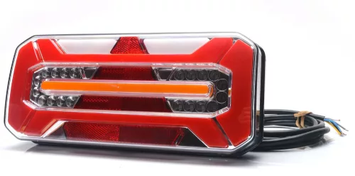 Full LED hátsó lámpa 6 funkciós 12/24V Neon Jobb
