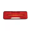 Full LED hátsó lámpa Csont Forma Neon hatású, Dinamikus irányjelzővel 12/24V Bal
