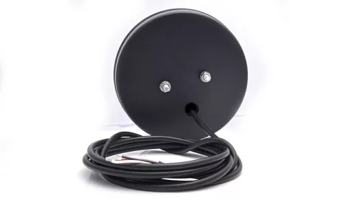 LED hátsó lámpa 3 funkciós króm gyűrűvel 12/24V