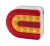 LED hátsó lámpa "U" alakú, rendszám megvilágítással