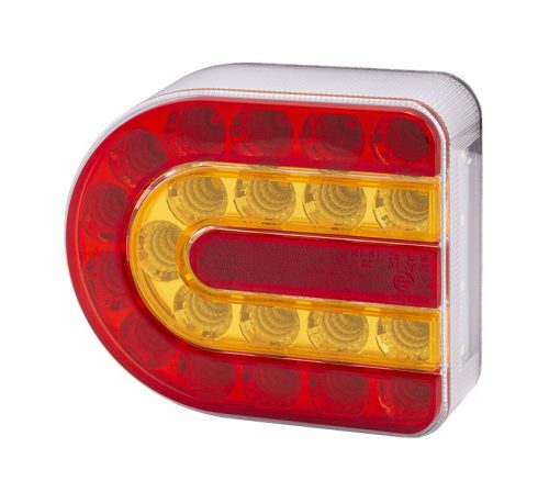 LED hátsó lámpa "U" alakú, rendszám megvilágítással