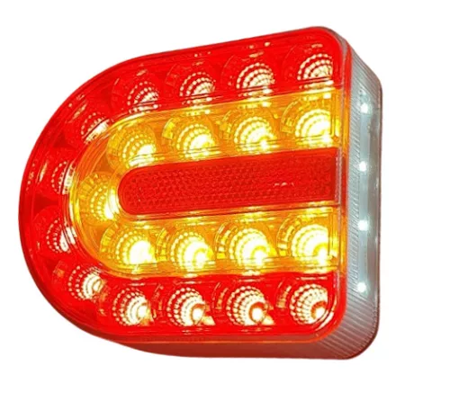 LED hátsó lámpa "U" alakú, rendszám megvilágítással