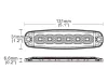 EXTRA SLIM LED komplett hátsó lámpa 12/24V