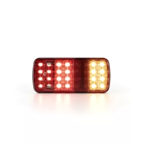 LED hátsó lámpa 3 funkciós 22x10cm 12/24V