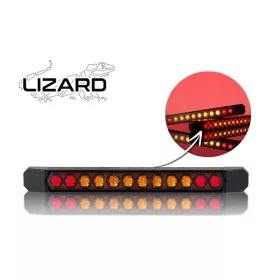 Slim LED dinamikus hátsó lámpa 12/24V