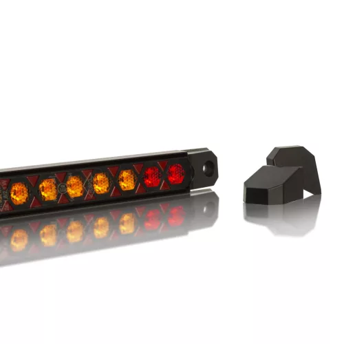 Slim LED dinamikus hátsó lámpa 12/24V