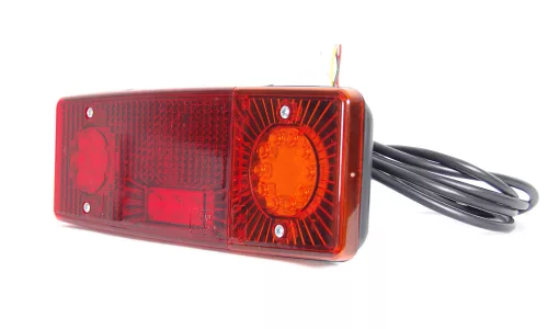 LED hátsó lámpa 3kamrás JOBB 12/24V
