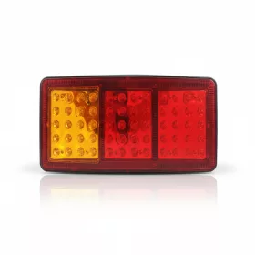 LED hátsó lámpa 3kamrás SLIM 24V