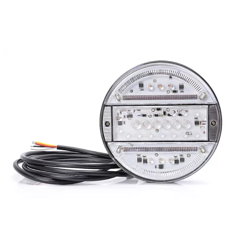 LED hátsó lámpa kör füst búrával 3 funkciós