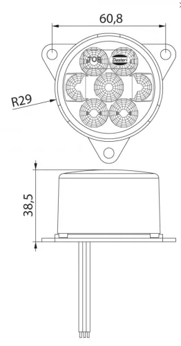 Led lámpa modul IRÁNYJELZŐ 9-33V Dasteri
