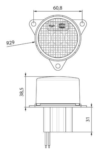 Led lámpa modul KÖDLÁMPA 9-33V Dasteri