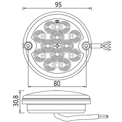 LED lámpa DASTERI köd+tolató 9-33V