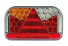 Full LED hátsó lámpa kerekített 5 funkciós Bal