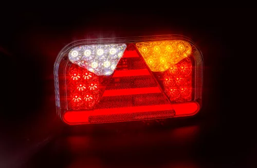 Full LED hátsó lámpa kerekített 5 funkciós Jobb