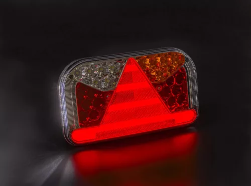 Full LED hátsó lámpa kerekített 5 funkciós Jobb