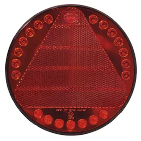   LED hátsó lámpa kör háromszög prizmával 12/24V Dasteri