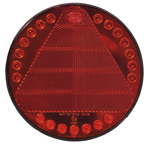 LED hátsó lámpa kör háromszög prizmával 12/24V Dasteri