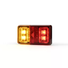 LED hátsó lámpa 3 funkciós kicsi 10-30V