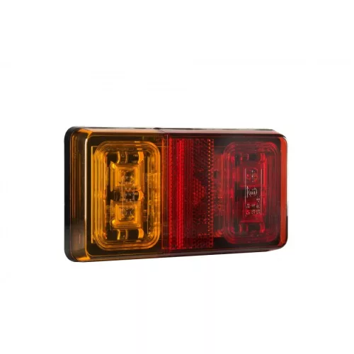 LED hátsó lámpa 3 funkciós kicsi 10-30V