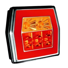 Design LED hátsó lámpa kocka 12/24V 3funkciós