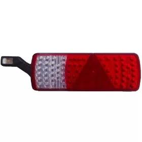 LED hátsó lámpa háromszög prizmával+gumilámpa BAL 24V