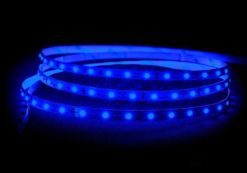 LED SZALAG 12V folyóméteres beltéri KÉK 