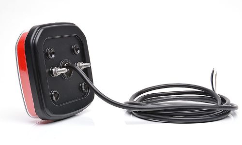 LED tolató- / ködlámpa helyzetjelzővel szögletes 12/24V