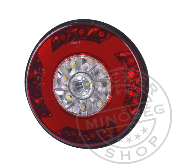 LED tolató ködlámpa helyzetjelzővel kerek 1224V LED tolató ködlámpa helyzetjelzővel kerek 1224V
