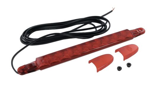 LED kiegészítő féklámpa 12V slim HELLA piros