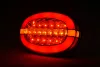 LED tolató- / ködlámpa helyzetjelzővel Ovális 12/24V