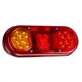 LED hátsó lámpa ovál 12/24V 3funkciós BAL