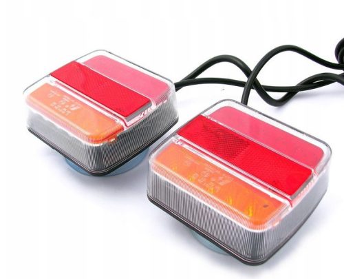 Full LED vendéglámpa szett színes búrával 12V