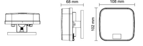 Vezeték nélküli LED vendéglámpa szett 12V kofferben