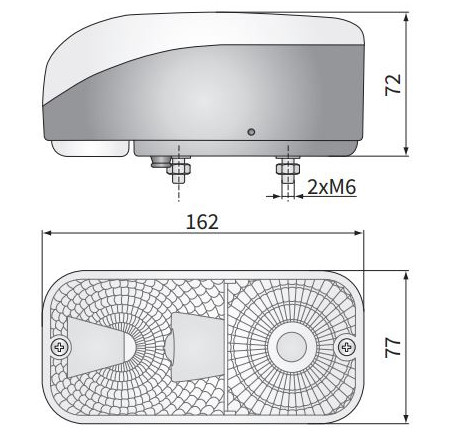 Zetor első index lámpa / helyzetjelző JOBB