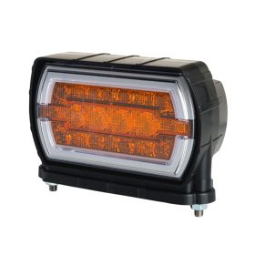 Cleo LED első lámpa Alul csavaros 12/24V