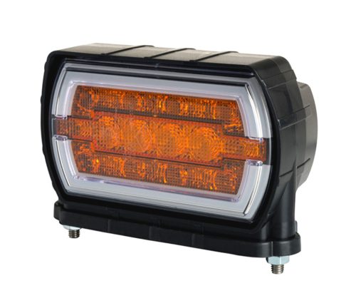 Cleo LED első lámpa Alul csavaros 12/24V
