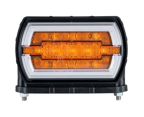 Cleo LED első lámpa Alul csavaros 12/24V