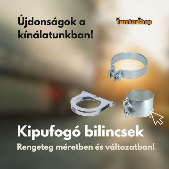 Megérkezett! - Kipufogó bilincsek a kínálatunkban!