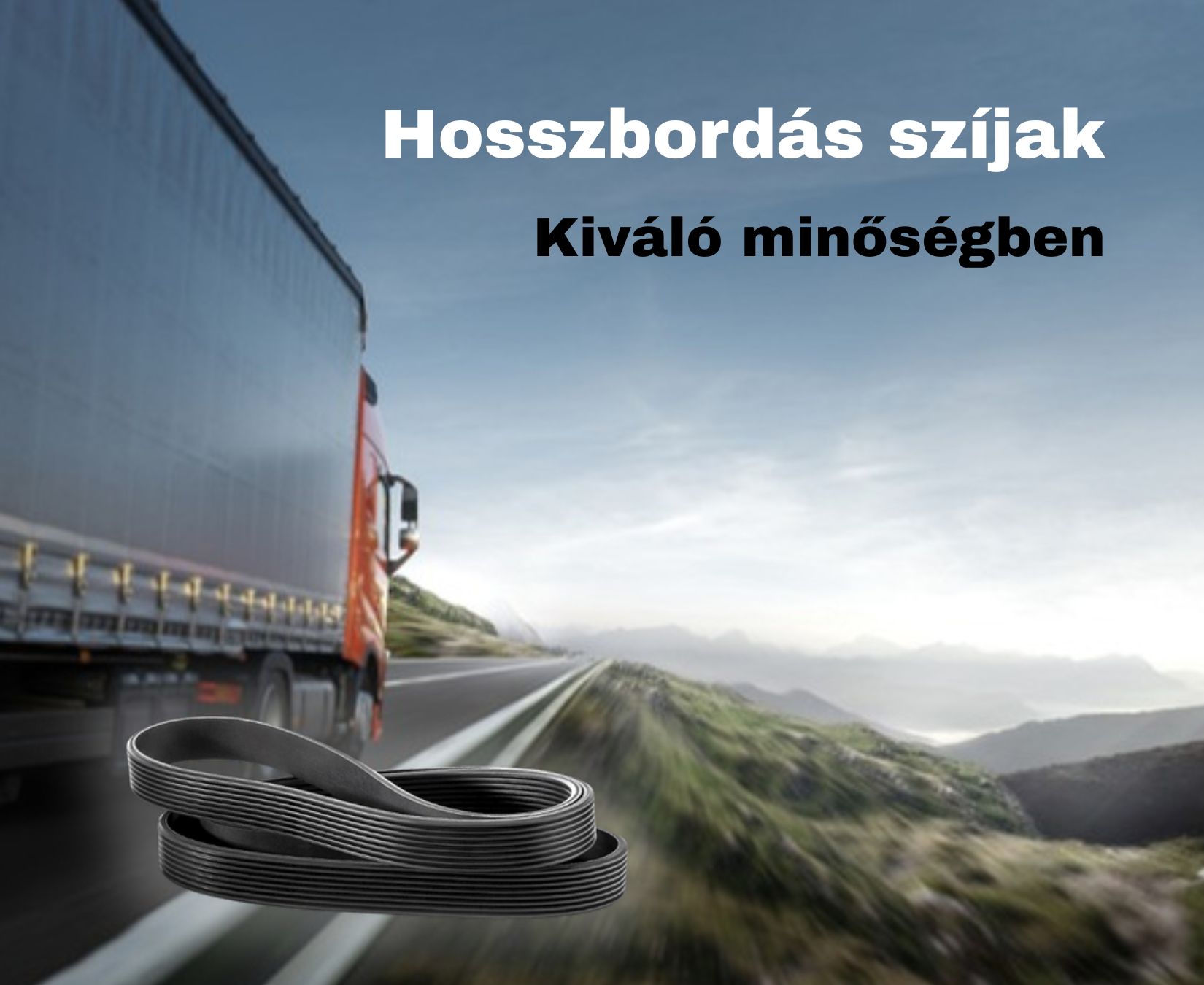 Új termék kategória! - Hosszbordás szíjak, kitűnő minőségben!