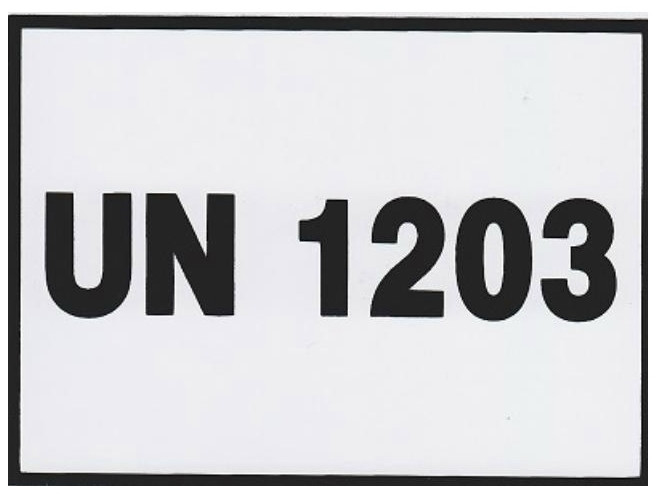 Image of ADR matrica UN 1203