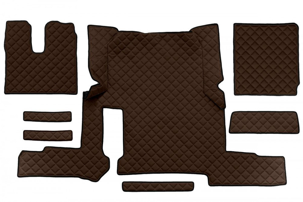 Image of Bőr teljes padló borítás MAN TGX 2018-tól Automata (Egy fiókos) BARNA