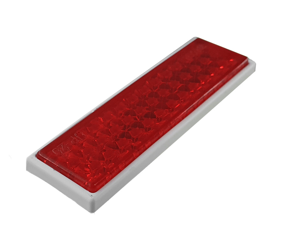 Image of Prizma szögletes (72x21mm) piros öntapadós