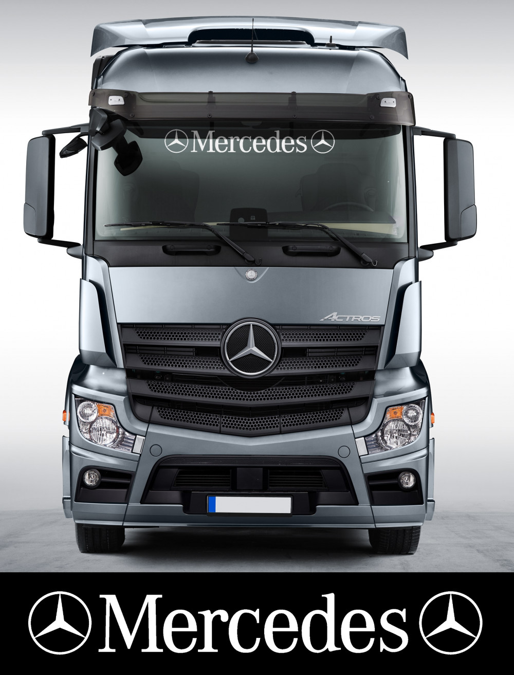 Image of Mercedes matrica napellenzőre fehér