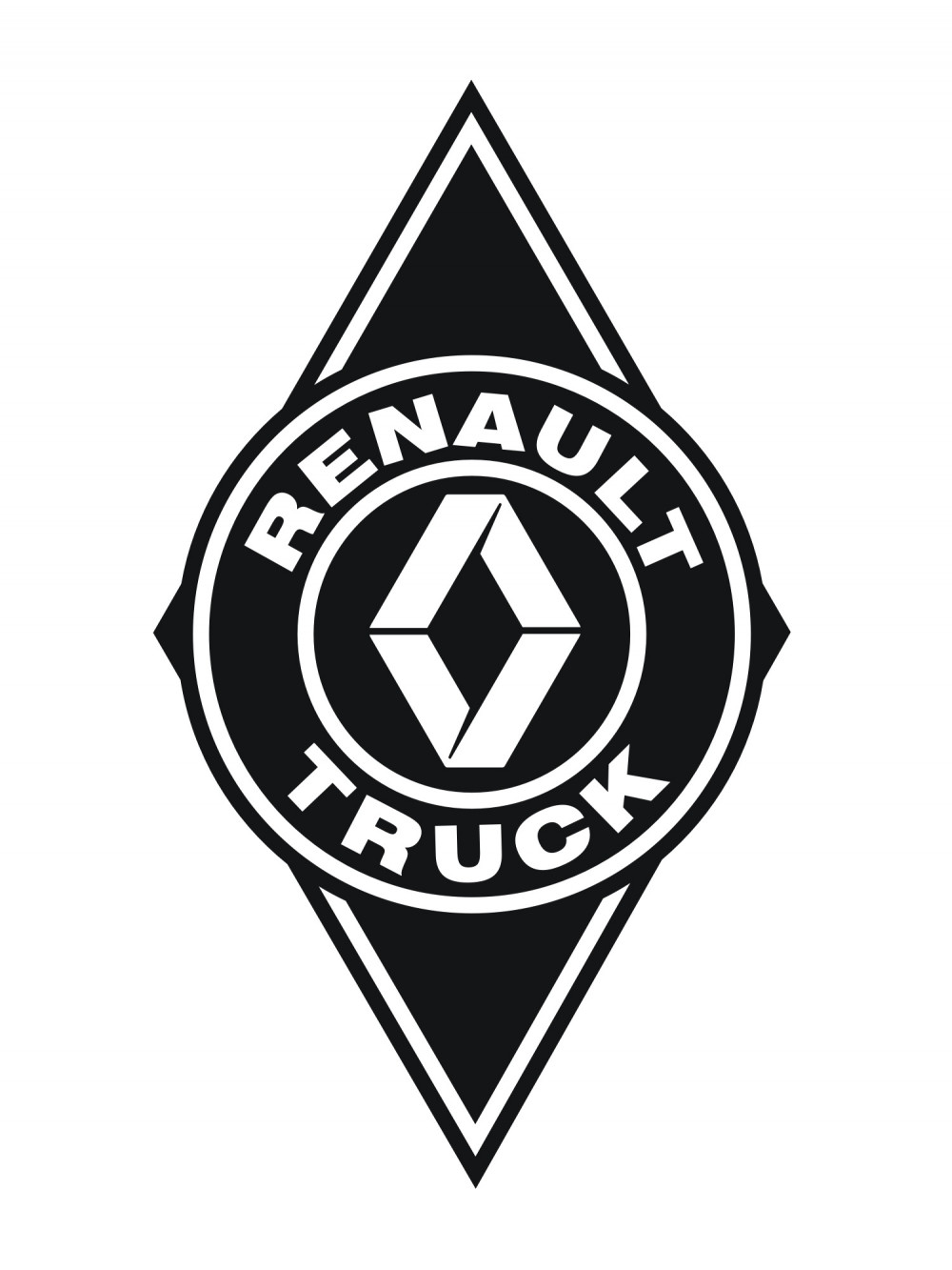 Image of Renault matrica tükör hátlapra fekete rombusz
