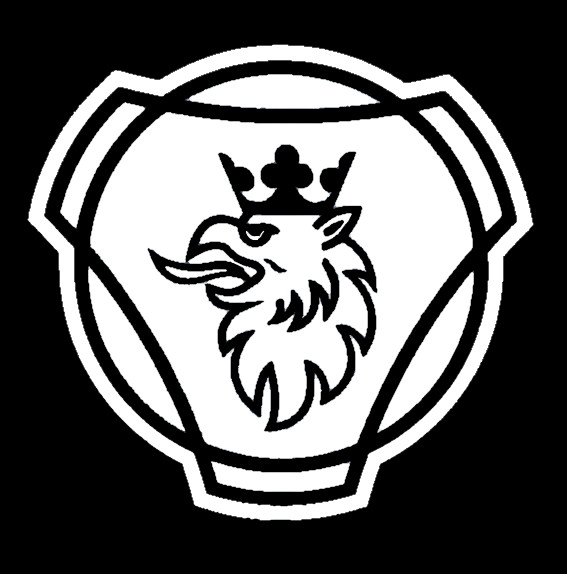 Image of SCANIA matrica (30x30cm) FEHÉR